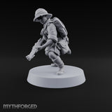 On Jungle Patrol Human Rifleman J