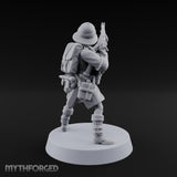 On Jungle Patrol Human Rifleman A