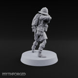 On Jungle Patrol Human Rifleman B