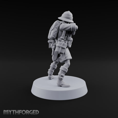 On Jungle Patrol Human Rifleman B