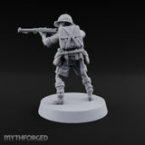 On Jungle Patrol Human Rifleman B