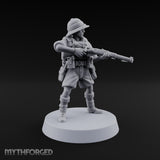 On Jungle Patrol Human Rifleman C