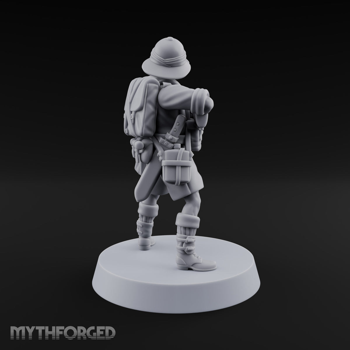 On Jungle Patrol Human Rifleman C