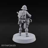On Jungle Patrol Human Rifleman D