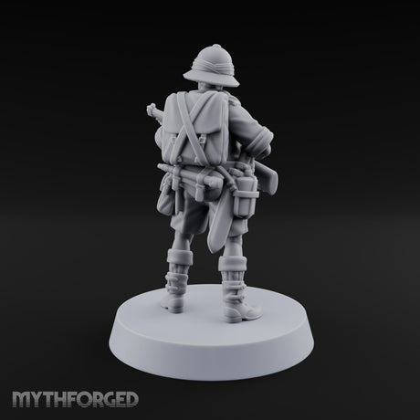 On Jungle Patrol Human Rifleman D