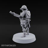 On Jungle Patrol Human Rifleman D