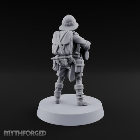On Jungle Patrol Human Rifleman E