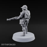 On Jungle Patrol Human Rifleman E