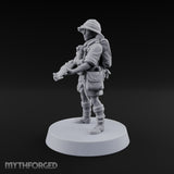 On Jungle Patrol Human Rifleman E