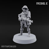 On Jungle Patrol Human Rifleman E