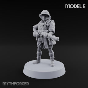 On Jungle Patrol Human Rifleman E