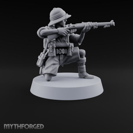 On Jungle Patrol Human Rifleman F