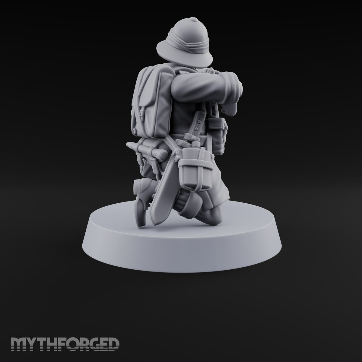 On Jungle Patrol Human Rifleman F