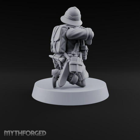 On Jungle Patrol Human Rifleman F