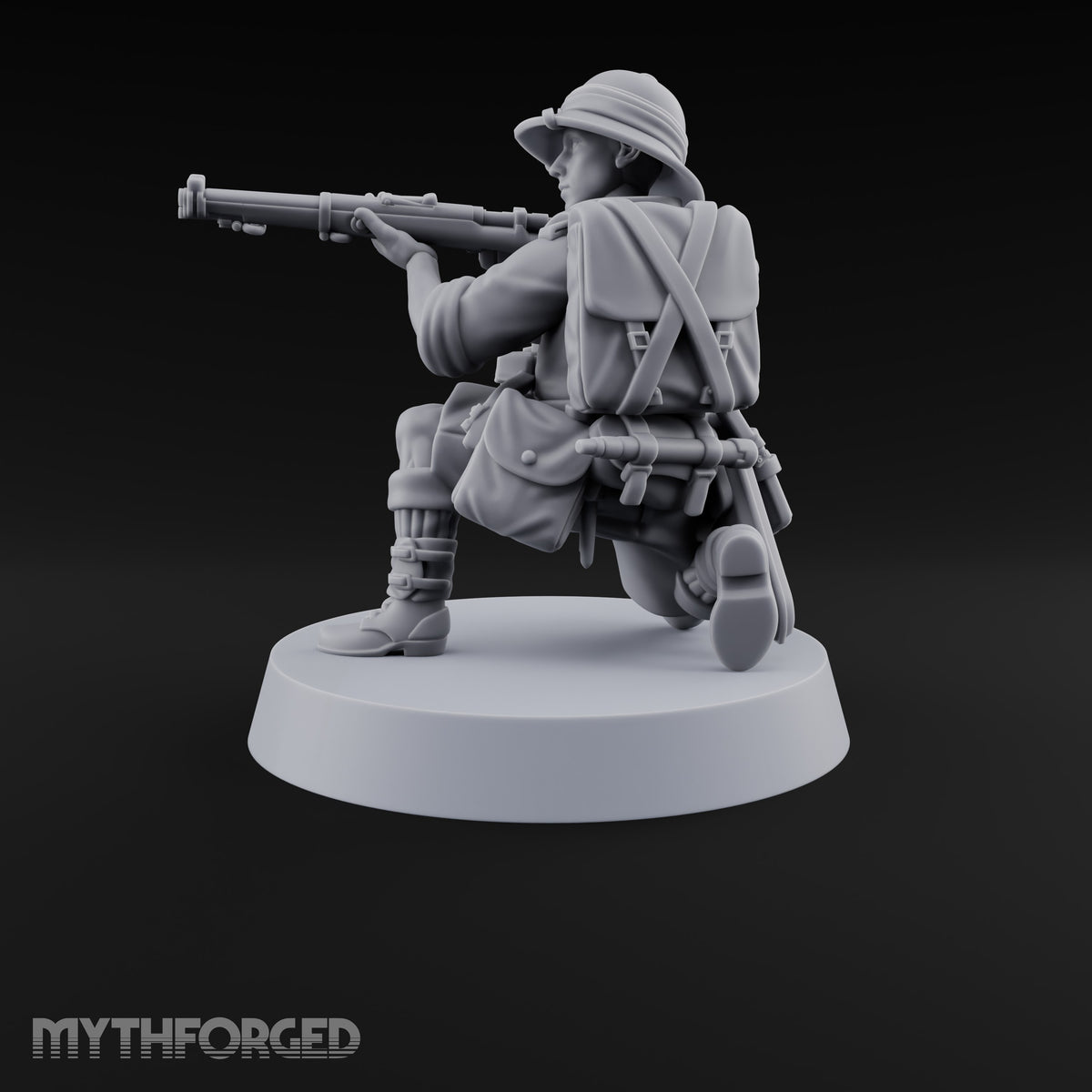 On Jungle Patrol Human Rifleman F