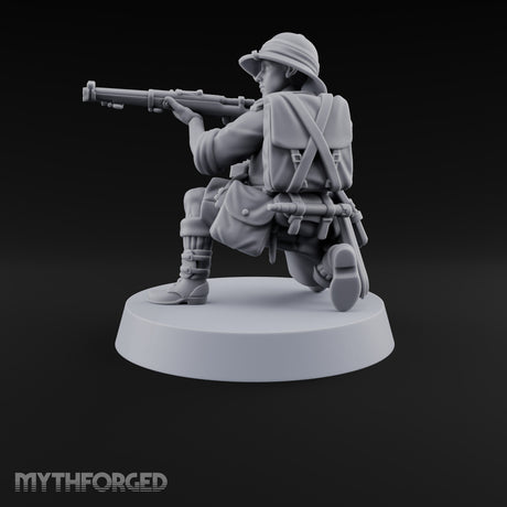 On Jungle Patrol Human Rifleman F
