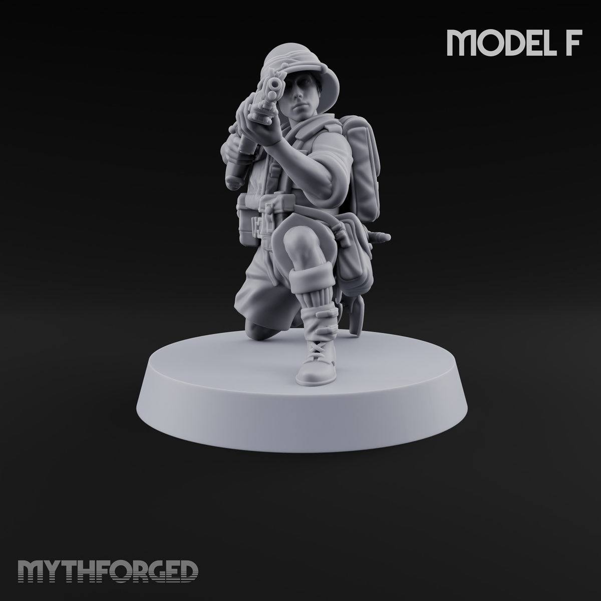 On Jungle Patrol Human Rifleman F