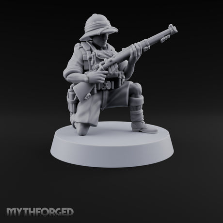 On Jungle Patrol Human Rifleman G