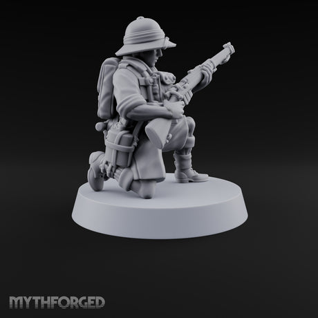 On Jungle Patrol Human Rifleman G
