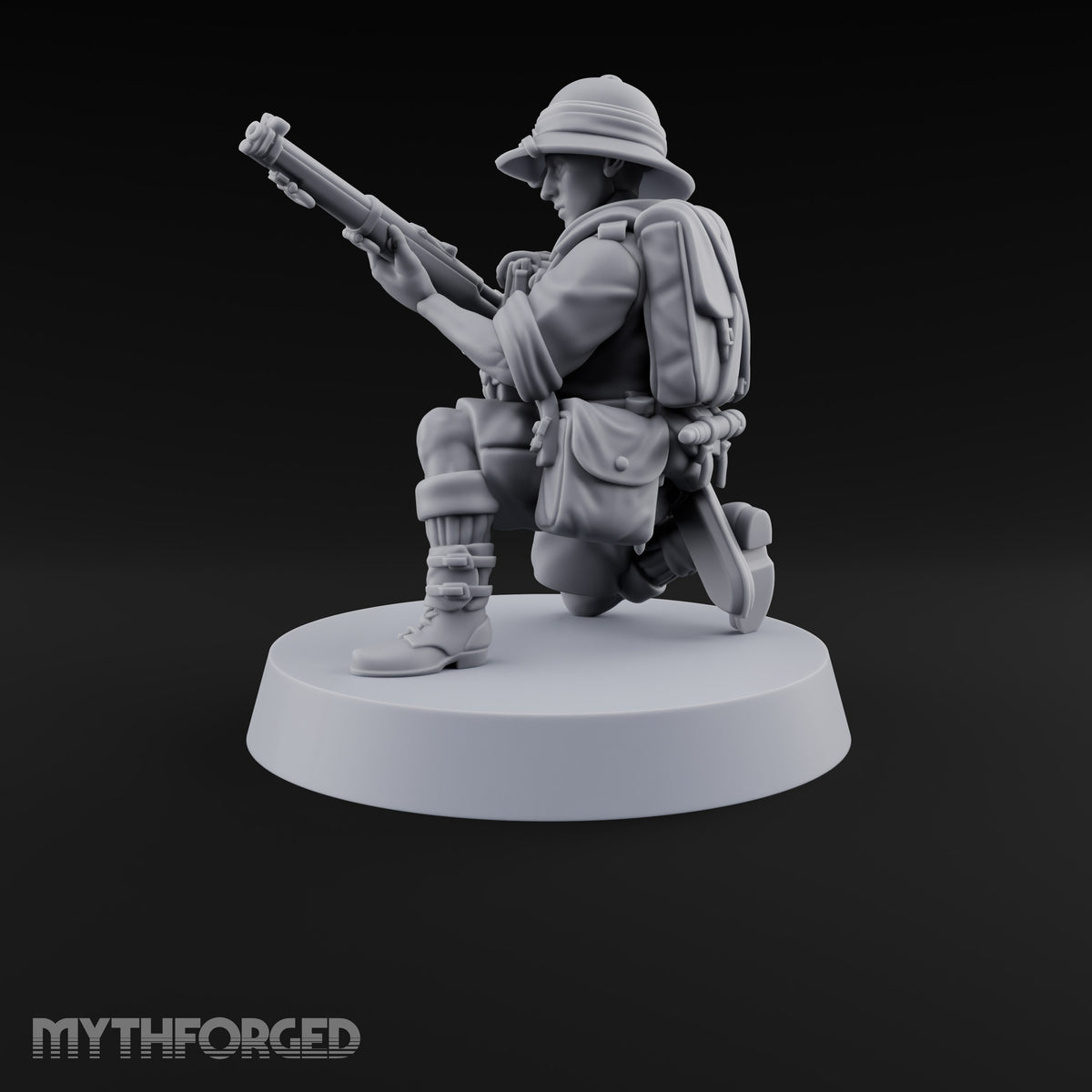 On Jungle Patrol Human Rifleman G