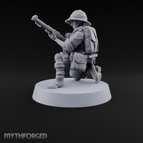 On Jungle Patrol Human Rifleman G