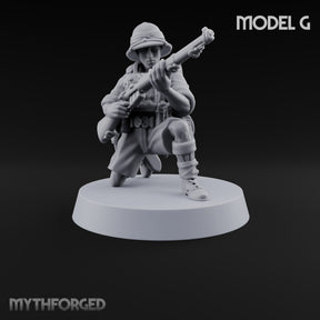 On Jungle Patrol Human Rifleman G