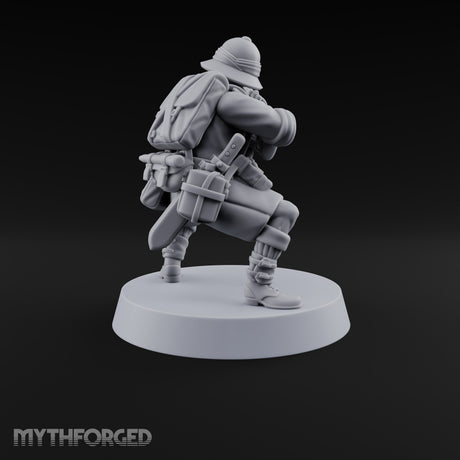 On Jungle Patrol Human Rifleman H