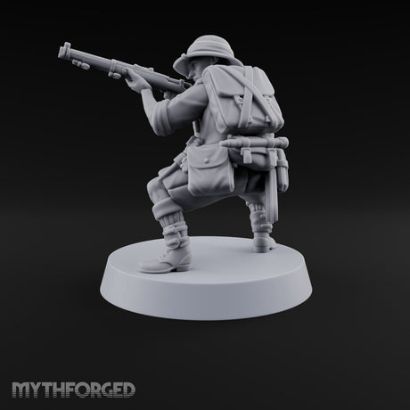 On Jungle Patrol Human Rifleman H