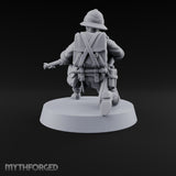 On Jungle Patrol Human Rifleman I