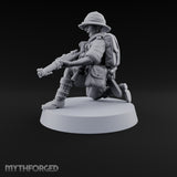 On Jungle Patrol Human Rifleman I