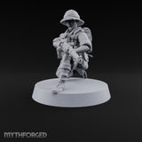 On Jungle Patrol Human Rifleman I