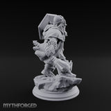 Risen and Roaring Undead Dwarf Warrior A