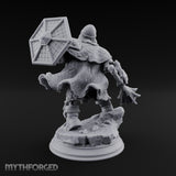 Risen and Roaring Undead Dwarf Warrior A