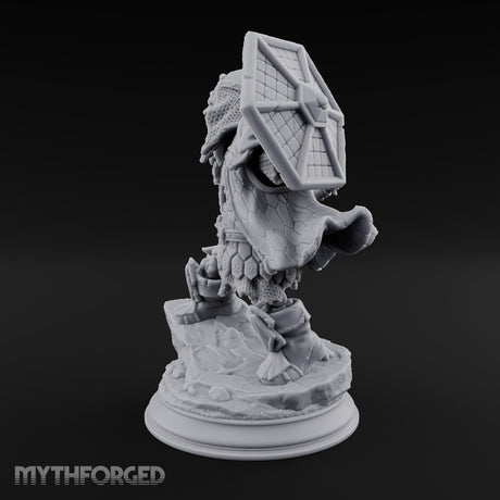 Risen and Roaring Undead Dwarf Warrior A