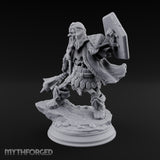 Risen and Roaring Undead Dwarf Warrior A