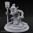 Broom Clutching Sneering Goblin Janitor