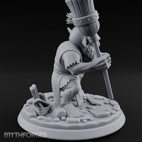 Broom Clutching Sneering Goblin Janitor gallery 4