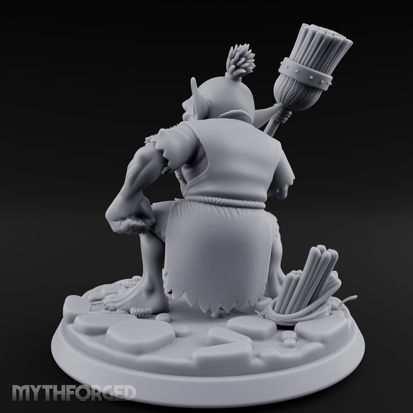 Broom Clutching Sneering Goblin Janitor gallery 6