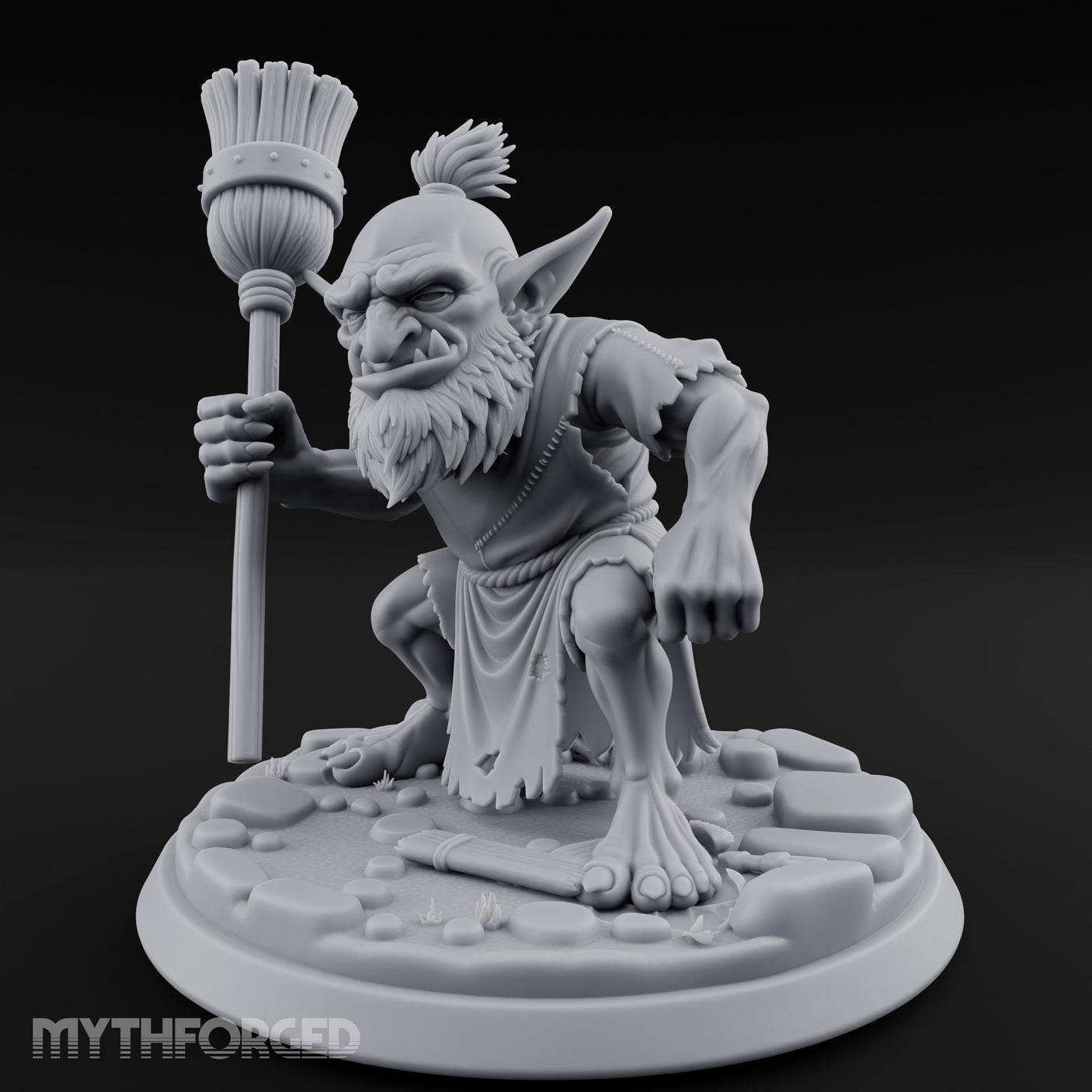 Broom Clutching Sneering Goblin Janitor gallery 9