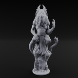 Claw Curling Demon Bulezau Miniature for Dungeons and Dragons, Pathfinder or other TTRPGs
