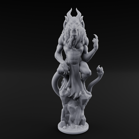 Claw Curling Demon Bulezau Miniature for Dungeons and Dragons, Pathfinder or other TTRPGs