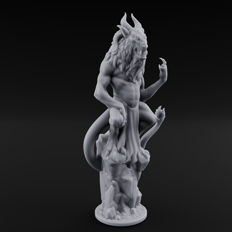 Claw Curling Demon Bulezau Miniature for Dungeons and Dragons, Pathfinder or other TTRPGs
