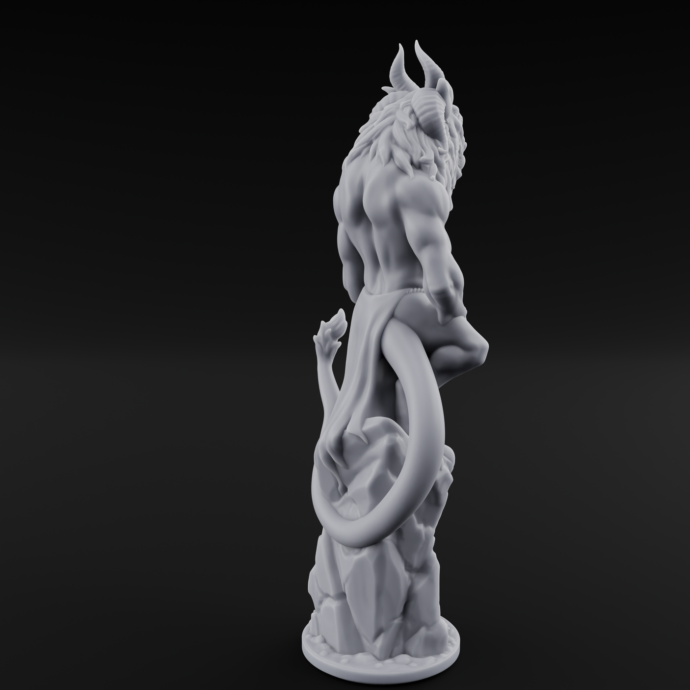 Claw Curling Demon Bulezau Miniature for Dungeons and Dragons, Pathfinder or other TTRPGs