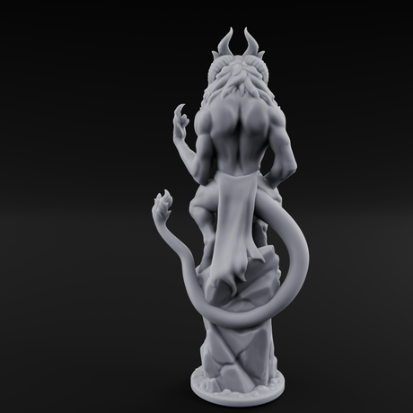Claw Curling Demon Bulezau Miniature for Dungeons and Dragons, Pathfinder or other TTRPGs