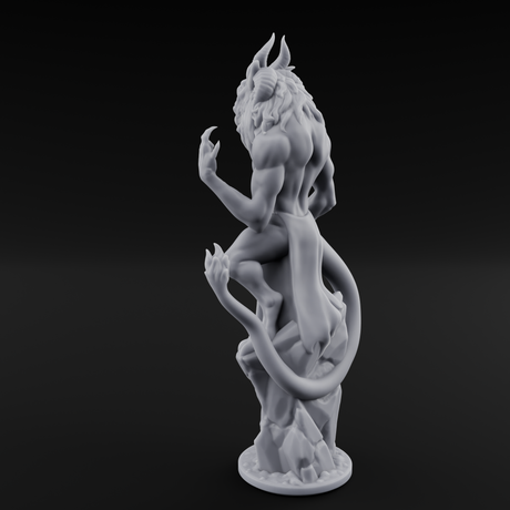 Claw Curling Demon Bulezau Miniature for Dungeons and Dragons, Pathfinder or other TTRPGs