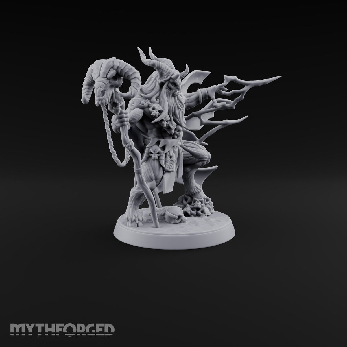 Firing out Magic Beastman Skull Wizard