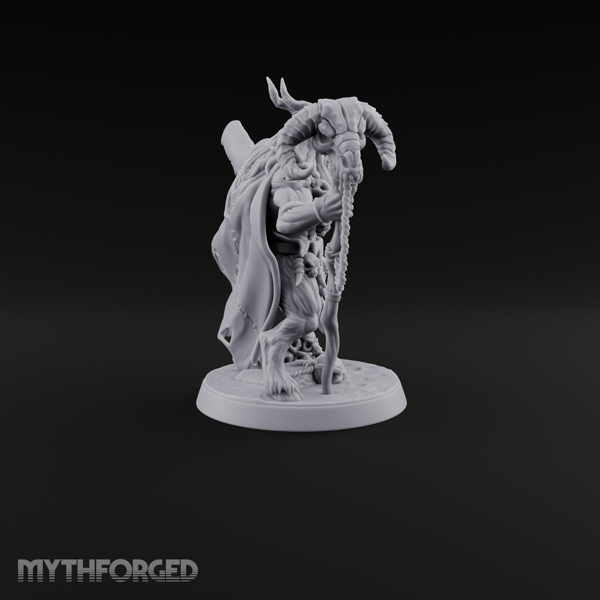Firing out Magic Beastman Skull Wizard