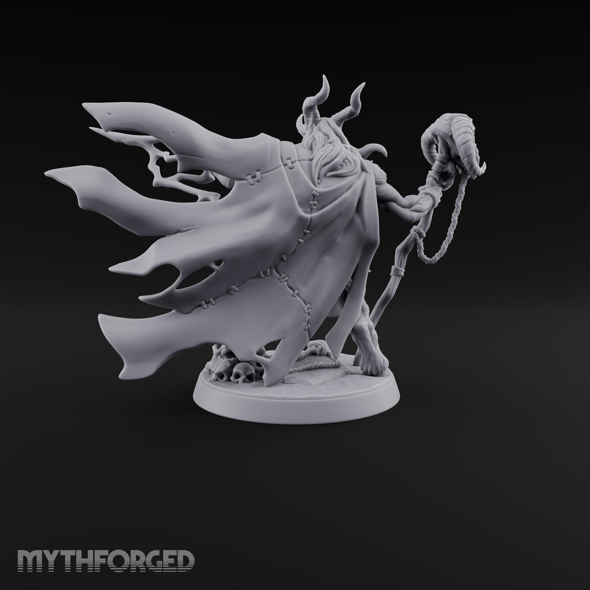 Firing out Magic Beastman Skull Wizard