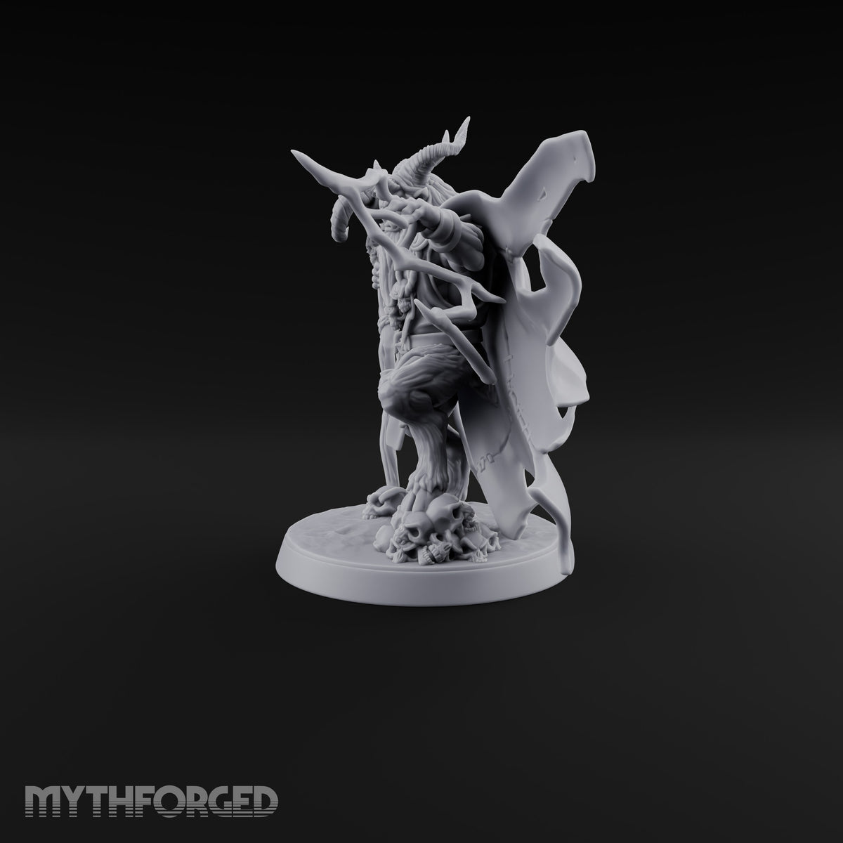Firing out Magic Beastman Skull Wizard