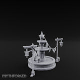 Bunting-Strung Lantern-Flanked Goblin Market Fountain Set gallery 6